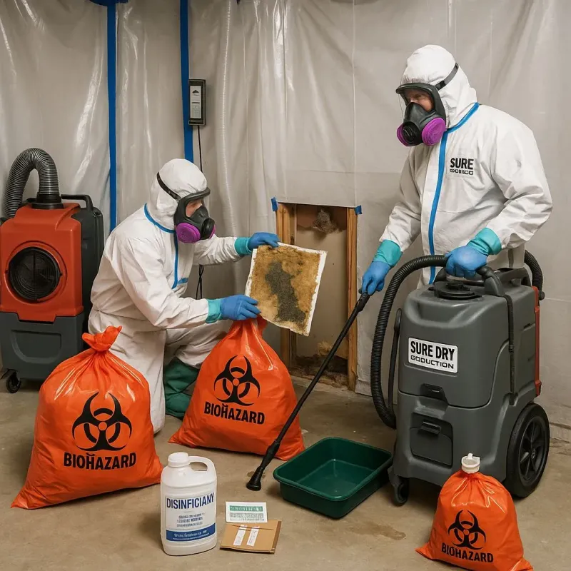 Contaminated Water Handling Protocols process in Five Forks, SC