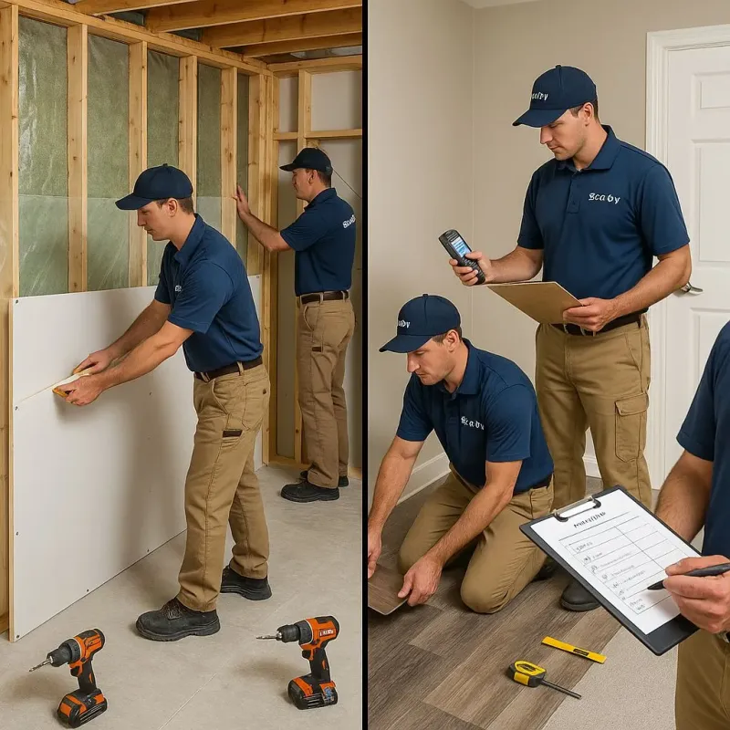 Repairs and Reconstruction process in Five Forks, SC